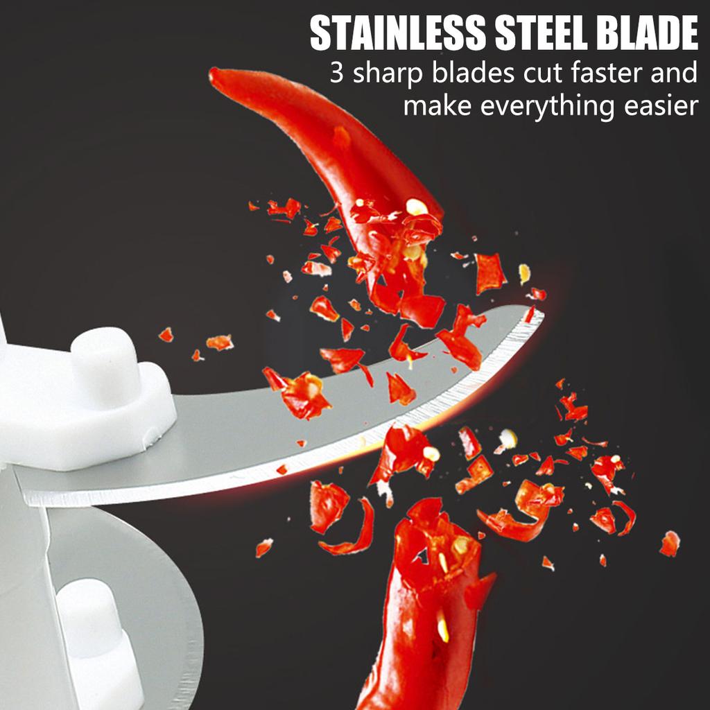 520 мл ручной измельчитель для пищевых продуктов, ручная тянущая веревка, овощерезка, портативная для чеснока, имбиря, фруктов, кухонный комбайн