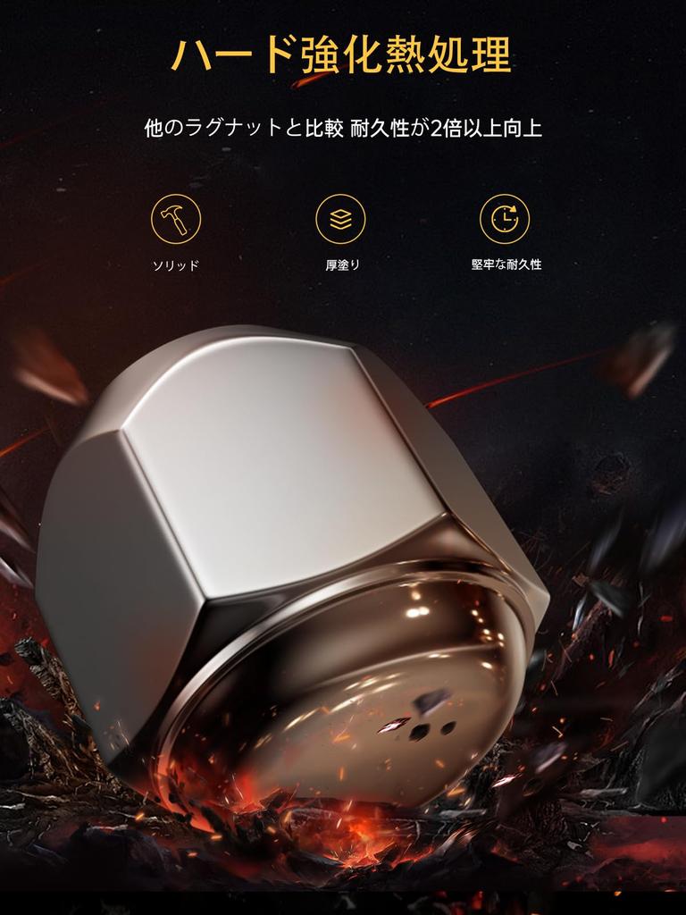 MIKKUPPA Wheel M12 X Tapered Single 21 22mm for and Nuts, P1.5, Seat, Silver, Hex, Length, 16-Piece Set, Daihatsu, Toyota, Mitsubishi.