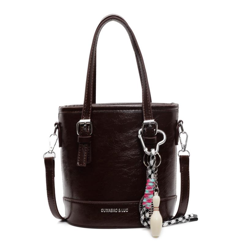 Contrasting Color Bag Women's New Fashion Versatile Shoulder Bag Handbag