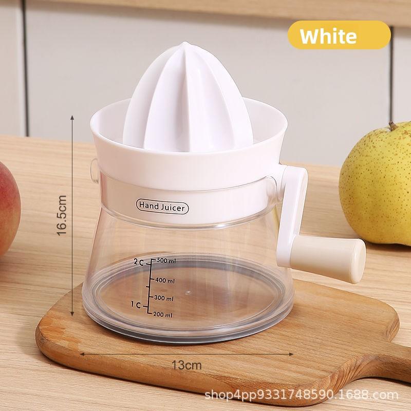 Small Household Hand-crank Juicer Manual Fruit Juicer Orange Lemon Juicer Fruit Residue Separator