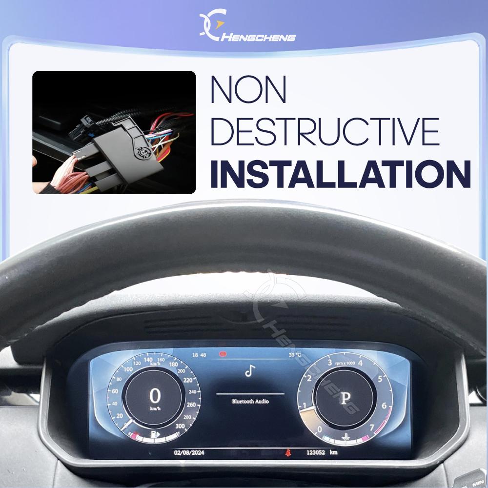 Для Land Rover Discovery 5 2017-2025 Carplay Цифровой кластер LCD Панель приборов Плеер Кокпит Виртуальный прибор