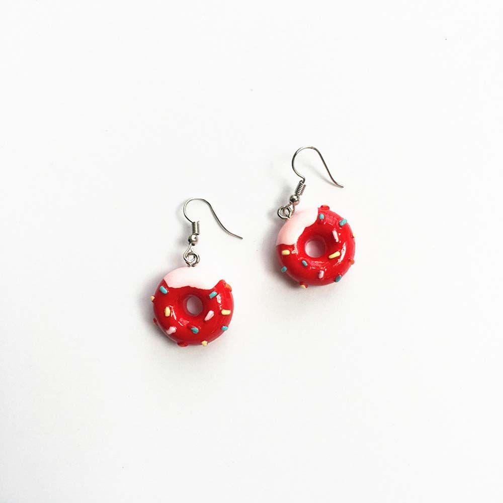 Summer Milk For Unique Cake Funny Gift Lovely Cartoon Fashion Party Drop Girl Food Jewelry Earrings