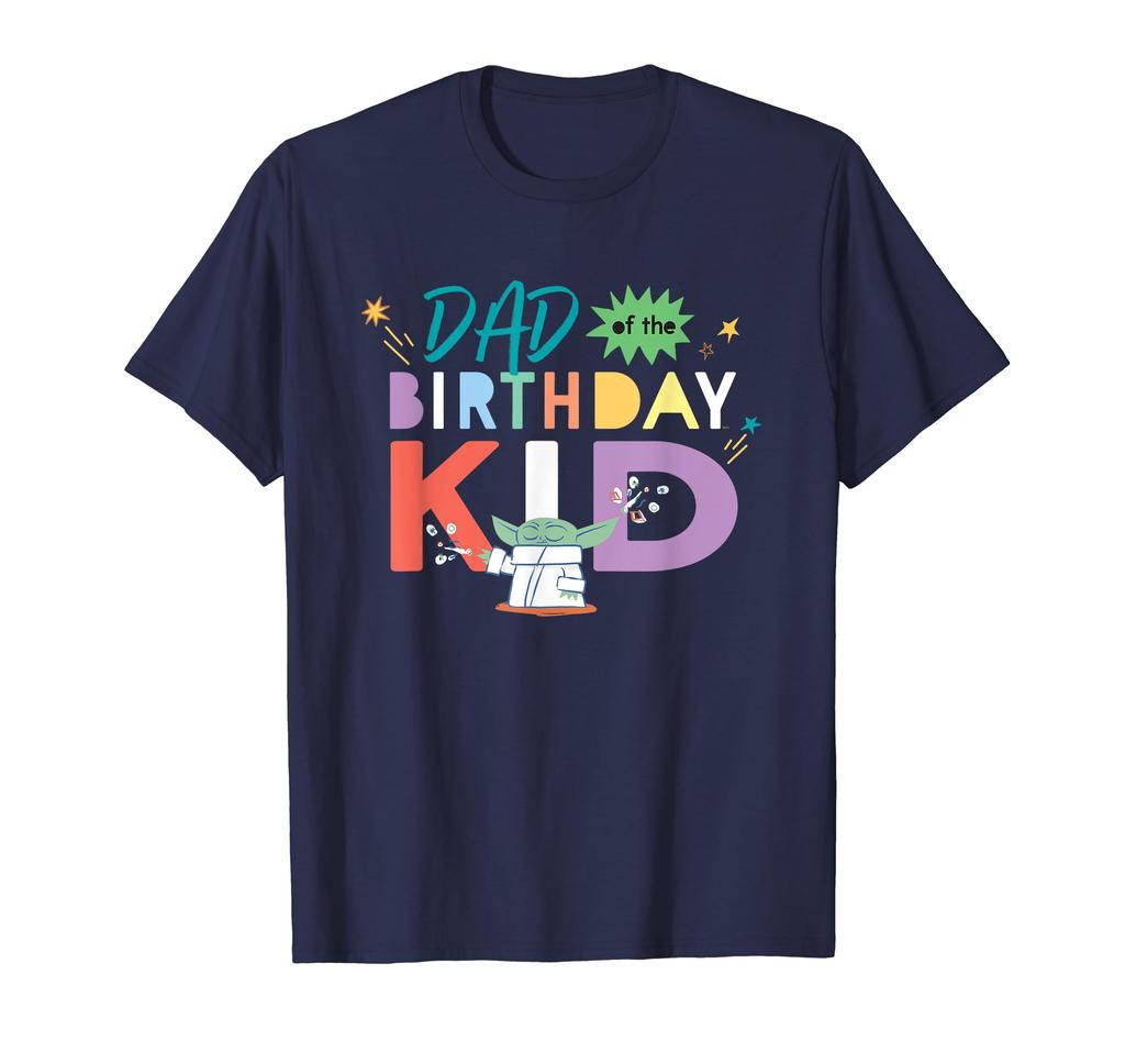 Star Wars Grogu Mandalorian Toon Birthday Kid's Dad T-Shirt