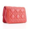 Dior ChainShoulder Shoulder Bag S0252OTRI M79D Canage 2-way Clutch Red/pink Lambskin Women Used