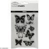 Clear Stamp Set - Butterflies - 8 Pcs