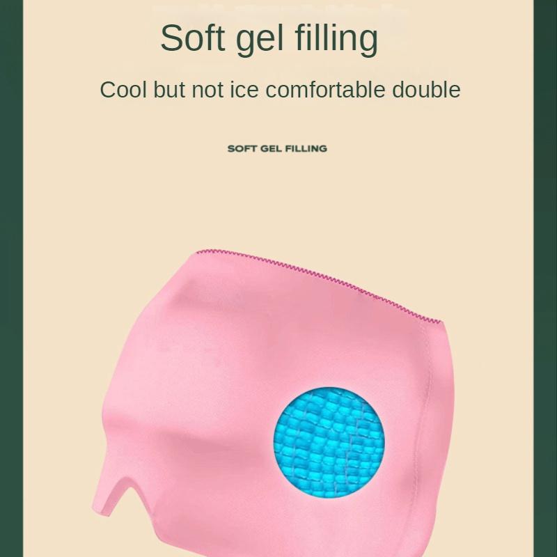 Головной убор с холодным компрессом для облегчения головной боли, удобный мешок со льдом, маска для глаз, пакет со льдом, шапка со льдом, физиотерапия, успокаивающий выдвижной гелевый головной убор