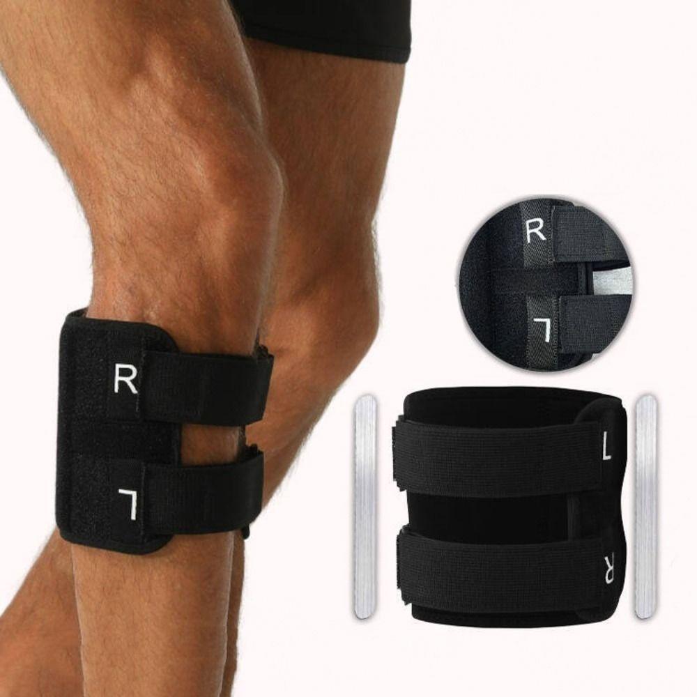 Dual Pressure Pads Sciatic Nerve Brace Compression Knee Pads  Sports Protective Gear