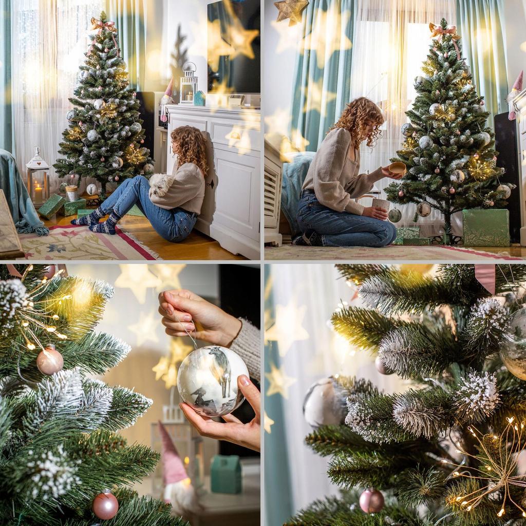 KADAX Artificial Christmas Tree Diamond Pine 220 Cm Beautiful