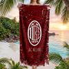 AC Milan Beach Towel Soft Microfiber Summer Towel Quick Dry Absorbent Towel for Beach Swimming Pool Travel