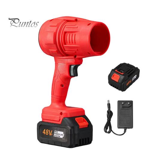 Беспроводной мощный реактивный вентилятор с высокоскоростным бесщеточным двигателем мощностью 1050 Вт, работающий от аккумулятора, ручной канальный турбовентилятор высокой мощности