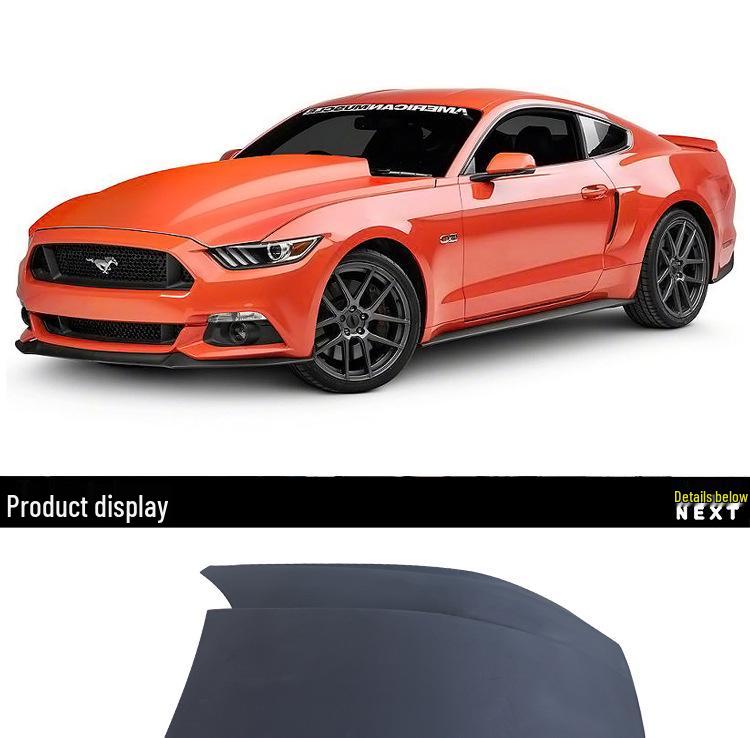15-17 Ford Mustang Carbon Fiber Supercharged Heat Dissipation Hood