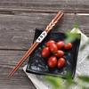 1Pair For Eating Food Kitchen Gadgets DIY Handmade Japanese Style Wood Nice Gift Chopsticks Tableware Non-slip Reusable