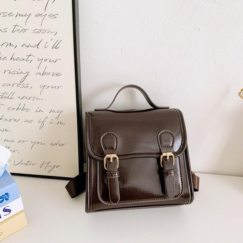 Однотонный рюкзак Детский повседневный школьный рюкзак Модный уличный подарок Мода