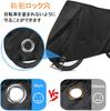 Large Waterproof Motorcycle Cover [420D Thick, Water Pressure Resistance 10,000mm] Motorcycle Body Cover, Tear-resistant, Heat-resistant, Melt-re