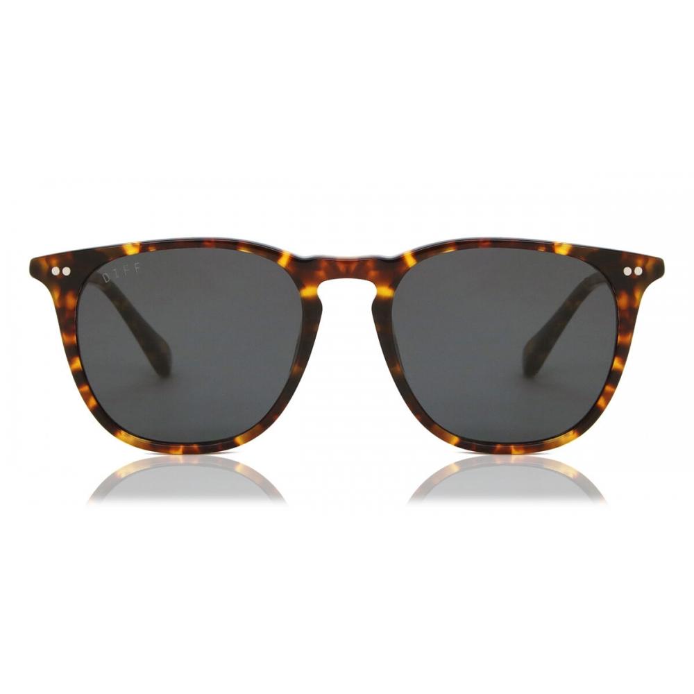 DIFF Justin Baldoni Maxwell+amber Tortoise Grey Lens Unisex Sunglasses