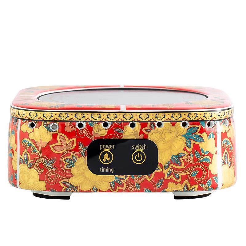 Handmade Ceramic Enamel Beam Handle Teapot