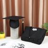 Университет Grad 2023 Счастливая Graduation Блестящий Съемная Кисточка Комплект Мантии для Выпускника Квадратная Шапочка