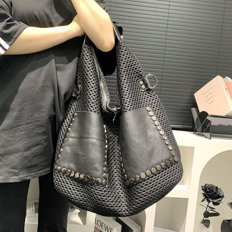 Genuine Leather Tote Bags for Women Luxury Designer Designer Large Capacity Shoulder Bags Fashion Trend Woven Handbags