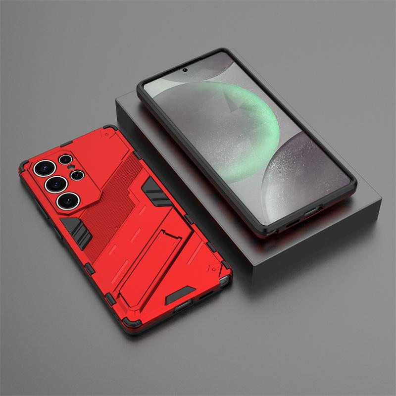 Для Samsung Galaxy S25 S 25 Ultra 5G чехол автомобильный магнитный держатель бронированная задняя крышка для Samsung S25 Plus S25Plus S25+ подставка чехлы