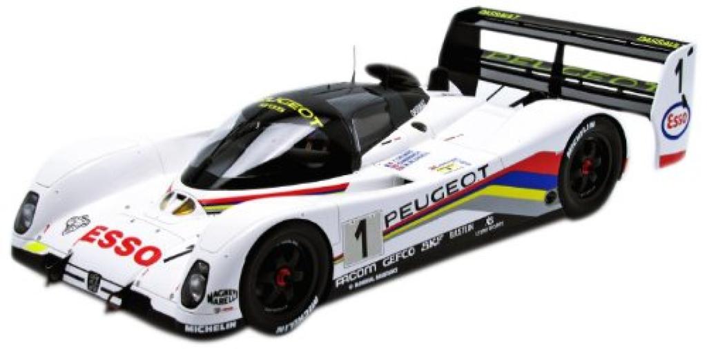 Spark Scale Peugeot 905 24 Hours of Le 1992 1/18 #1, Winner, Mans,
