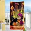 Masha Bear Beach Towel Super Soft Microfiber Quickdry Fabric Comfortable Lightweight