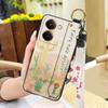 Silicone Back Cover Phone Case For Realme P3 Ultra 5G Protective Oil Painting Soft Case Fashion Design Anti-dust Lanyard