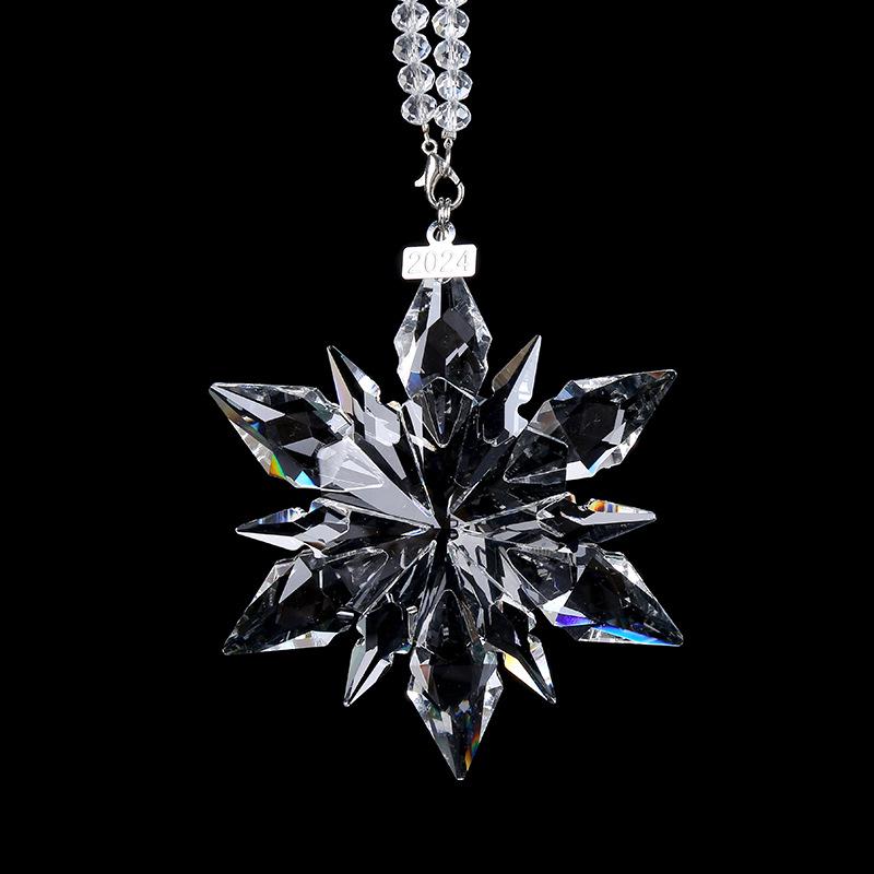 Crystal Snowflake Car Pendant Jewelry