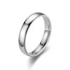 Simple 6mm Stainless Steel Black Rings for Men Women Prevent Allergy High Polished Wedding Ring  Couple Finger Jewelry