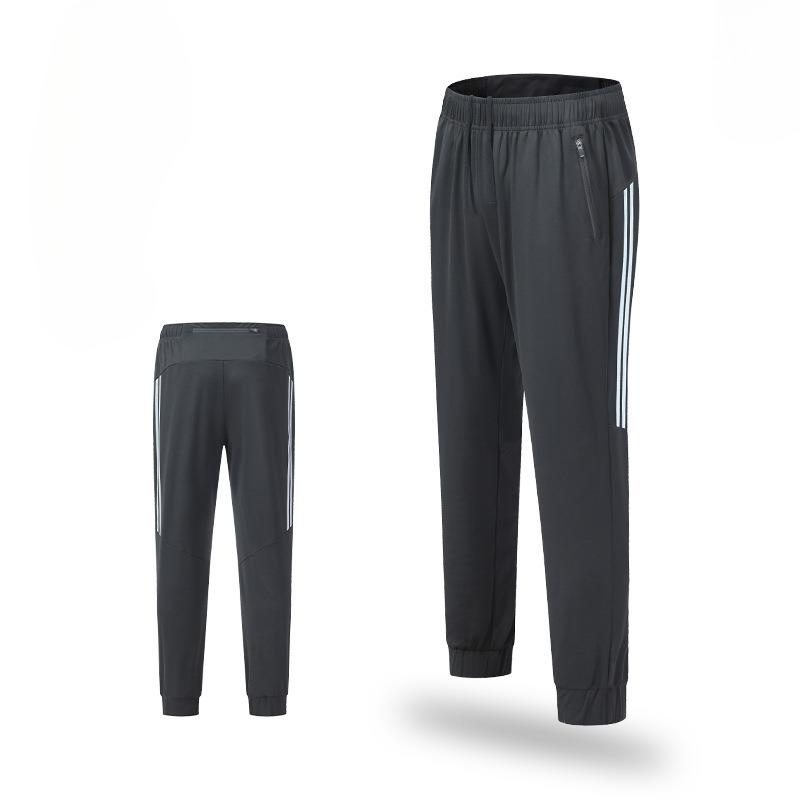 Осенне-зимние новые мужские повседневные спортивные брюки с несколькими карманами для бега