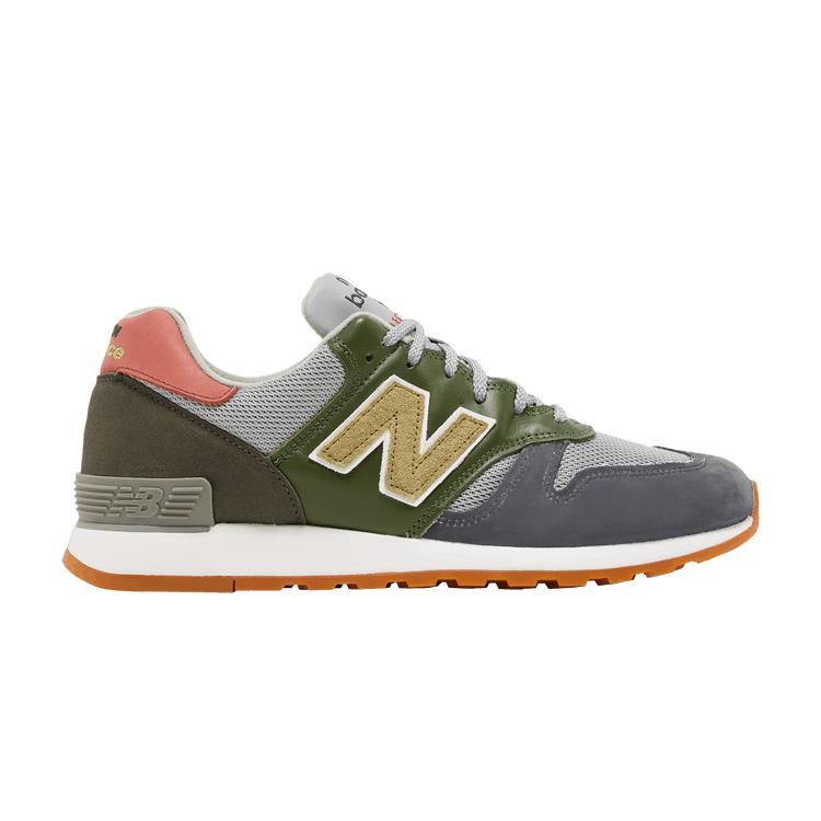 New Balance Зелено-серые кроссовки унисекс 670 Made in England M670SPK