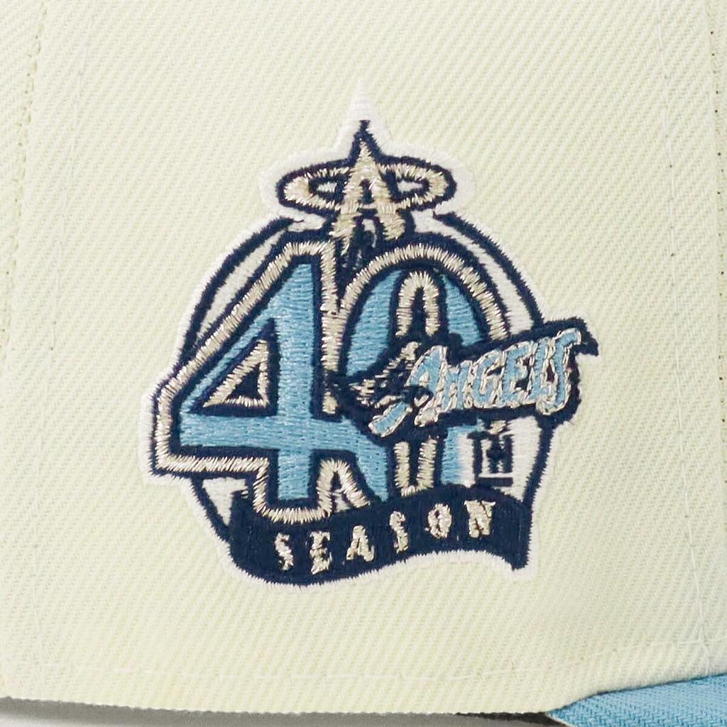 Кепка New Era 59FIFTY 14666284 NER35C0322 MLB Los Angeles Angels LAA Сине-белая ЭКСКЛЮЗИВНАЯ КЕПКА SIDE PATCH ONSPOTZ Gokyu Fifty 5950 Side Patch Прямая