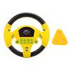 Имитация вождения игрушечного руля Детский забавный руль обучающая игрушка черный и желтый