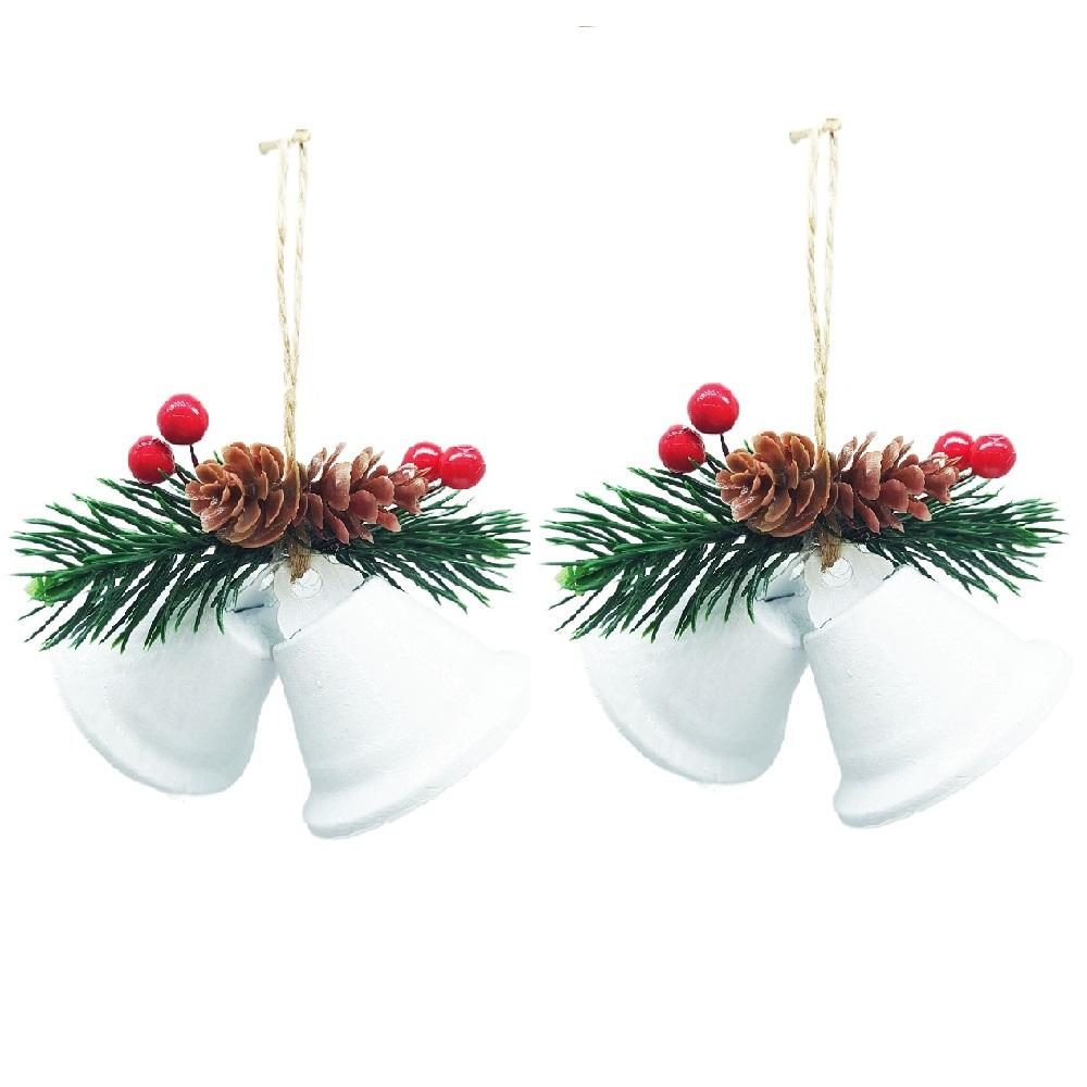 Christmas Bell Metal Jingle Tree Craft Bells Christmas Tree Hanging Pendant Ornament Christmas Decoration Supplies