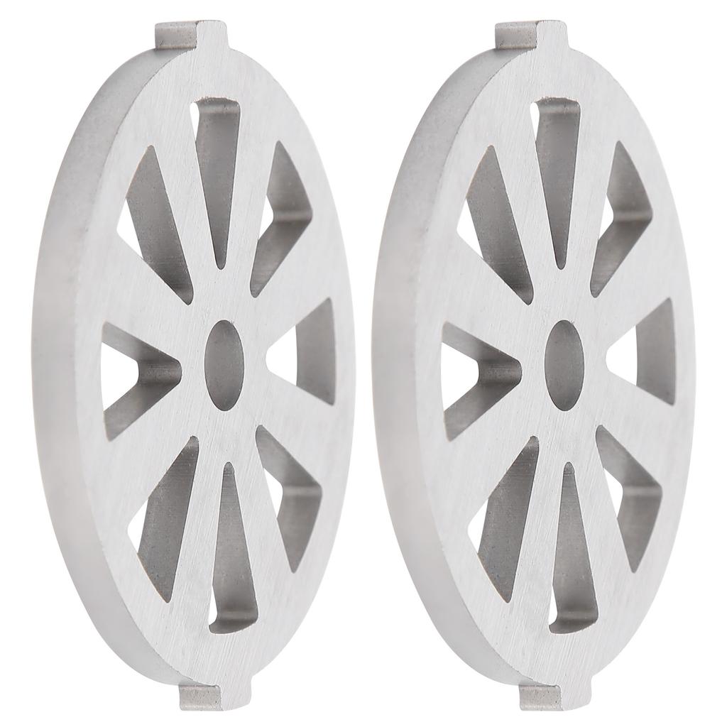 2 шт. Лезвие для мясорубки 304 Нержавеющая сталь Режущая пластина 7 мм 0,3 дюйма ID для мясорубки 5# Тип B