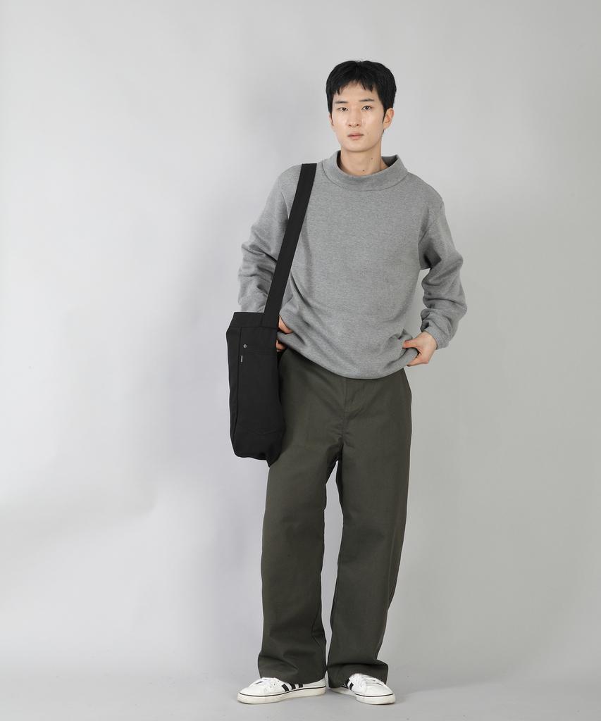 Seinteukeulu Брюки с широкими пуговицами Ex Wide Button Pants Ewb-377 Хаки