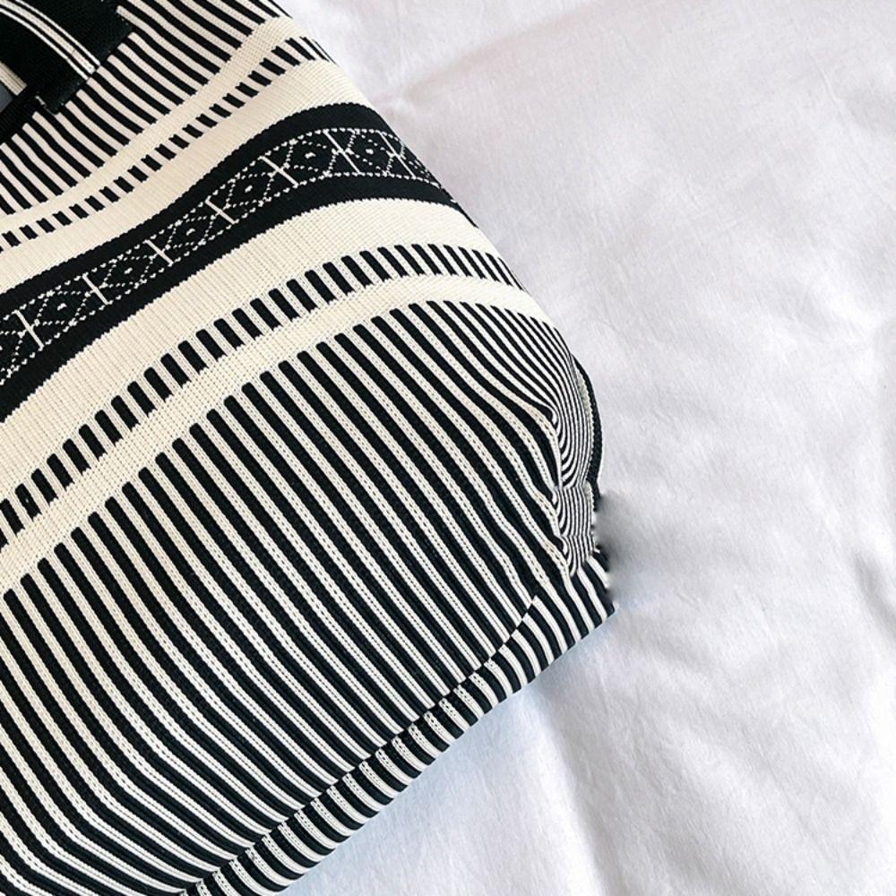 Shopping Bag Color Blocking Bucket Bag Large Capacity Casual Shoulder Bag  Outdoor