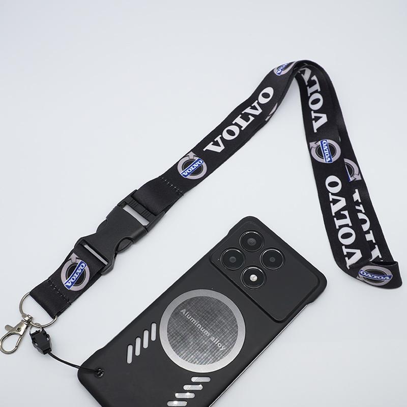 Нейлоновый ремешок с печатным логотипом в стиле автомобильного брелока, мотоциклетного подарка для Volvo S40 S80L S60 S90 XC40 XC60 XC90 V40 V60 V90 Аксессуар