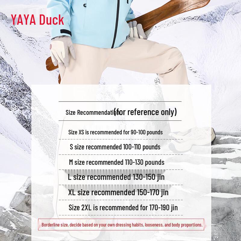 YAYA Ice Shell Series Unisex Winter Down Cargo Pants