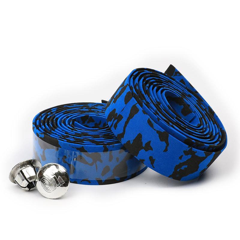 2pcs Bicycle Handlebar Tape Cork Handlebar Tape Steering Wheel Cover Biking Handle Non-slip Belt Rubber Tape Bike Bandage Cycle