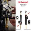 Universal Motorcycle Reverse Installation Style Steering Stabilize Damper Bracket Mount Aluminium Modified Accessory for Kawasaki Ninja 400 Honda