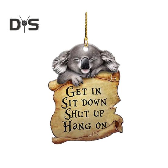 Креативная серия животных, акриловая подвеска для автомобиля, сова, птица, слон, подвеска для автомобиля, подвесное украшение, аксессуары для рюкзака