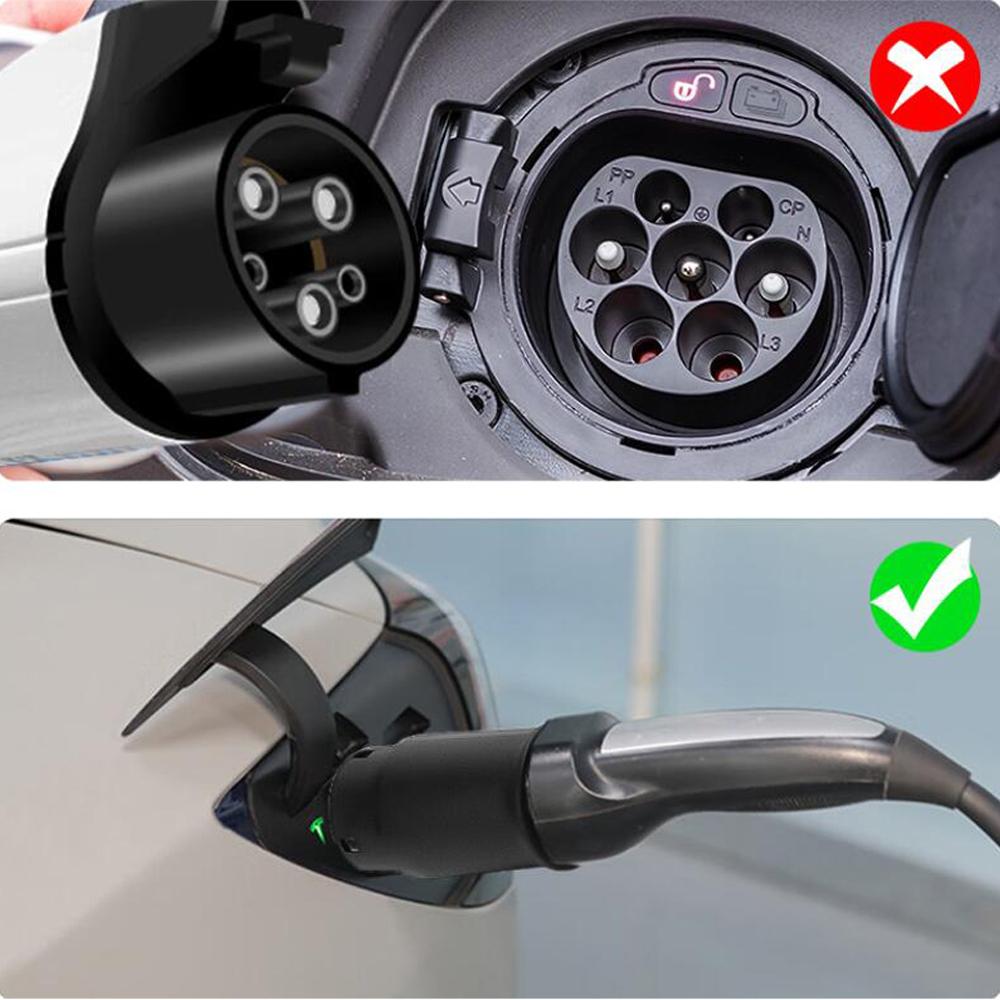 Зарядные устройства для электромобилей Адаптер с разъема Тип 1 на Тип 2 SAE J1772 на IEC62196 Адаптер для зарядки электромобилей