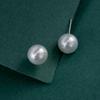 Round Shape Round Ball Earrings 4mm 5mm 6mm 8mm 10mm 12mm Ear Stud New Pearl Earrings  Women