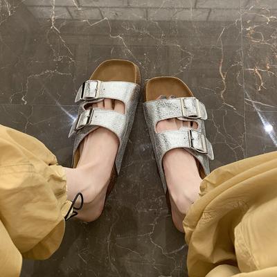 Женские летние сандалии Studiolee на платформе из коровьей кожи с одним ремешком и двойной пряжкой, сандалии Boken