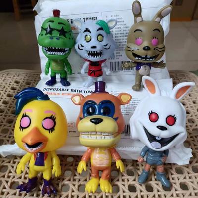 6 шт./Набор Игрушки Фигурки Действия Пять Ночей с Фредди Fnaf Медведь Для Детей Подарок