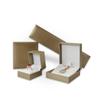 Premium Paper-filled Leather Right-angle Jewelry Storage Display Box Ring Necklace Pendant Bracelet Box Gift Packaging Box