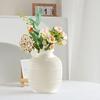 Plastic Flower Vase Indoor Outdoor Real Floral Dried Flower Holder Modern Arrangement Container Living