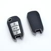 TPU Leather Car Key Cover Case Shell Holder Fob For Peugeot 208 2008 308 3008 408 508 107 301 Citroen C4 CACTUS C5 DS4 DS5