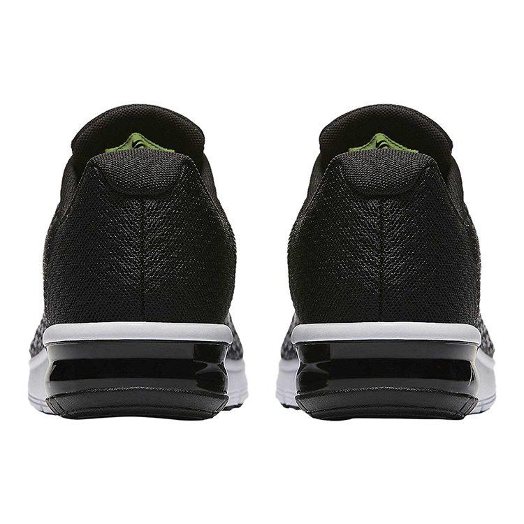 Nike Air Max Sequent 2 Черный Белый Темно-серый Женские 852465-002