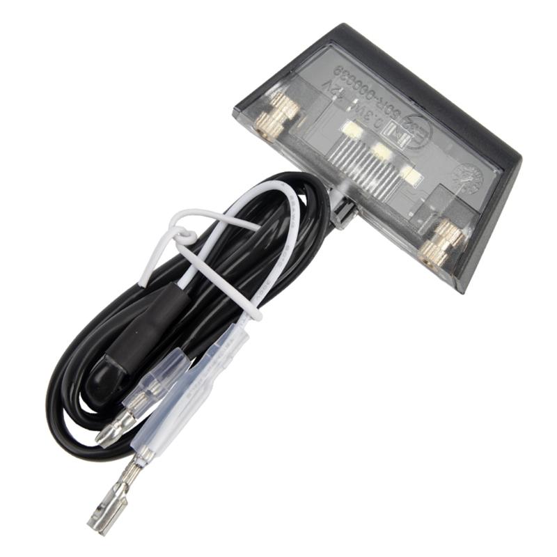Multifunction  Motorcycle License Plate Lamp with Holder Tail Light Mount Aluminum License Plate Light with Frame for Bikes